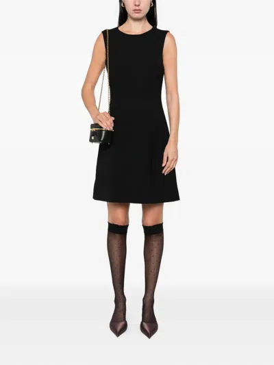Dolce & Gabbana Leopard-print Lining Sleeveless Mini Dress Clothing