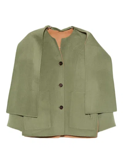 Alicia Audrey Viktorya Button-fastening Wool Coat