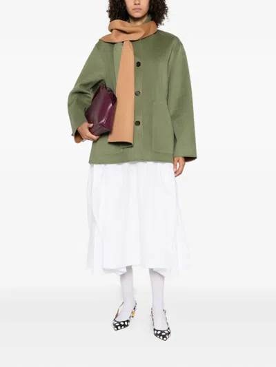 Alicia Audrey Viktorya Button-fastening Wool Coat