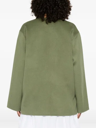 Alicia Audrey Viktorya Button-fastening Wool Coat
