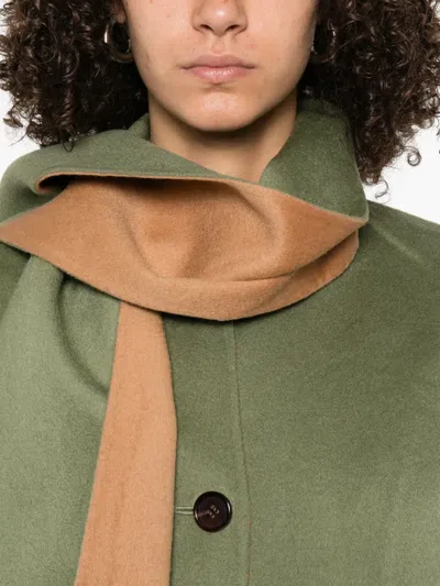 Alicia Audrey Viktorya Button-fastening Wool Coat