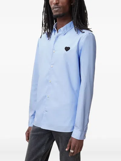 Allsaints Heart-embroidered Shirt