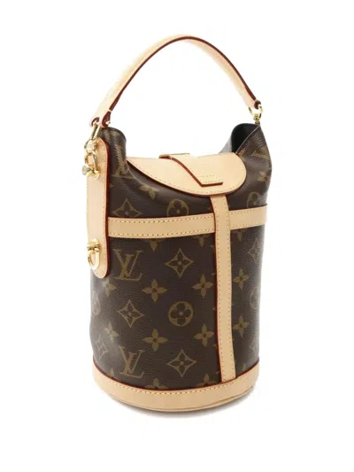 Pre-owned Louis Vuitton 2021 Duffle Bucket Bag In Brown