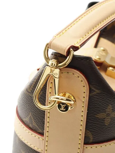 Pre-owned Louis Vuitton 2021 Duffle Bucket Bag In Brown