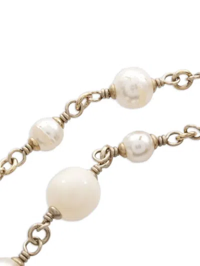 Pre-owned Chanel 1986-1988 Coco Mark Triple Necklace