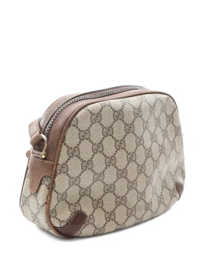 Pre-owned Gucci 2000s Sherry Crossbody Bag In Neutral