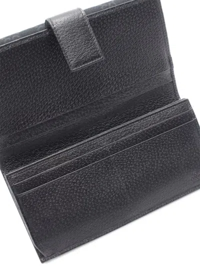 Pre-owned Gucci 2010s Gg Leather Wallet In Blue
