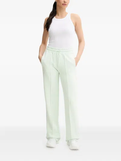 Guess Usa Side-stripe Sweatpants In White