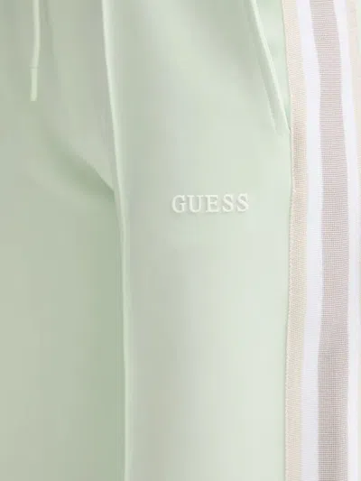 Guess Usa Side-stripe Sweatpants In White