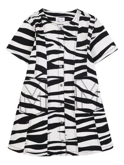 Marc Jacobs Zebra-print Shirt Dress In Pattern