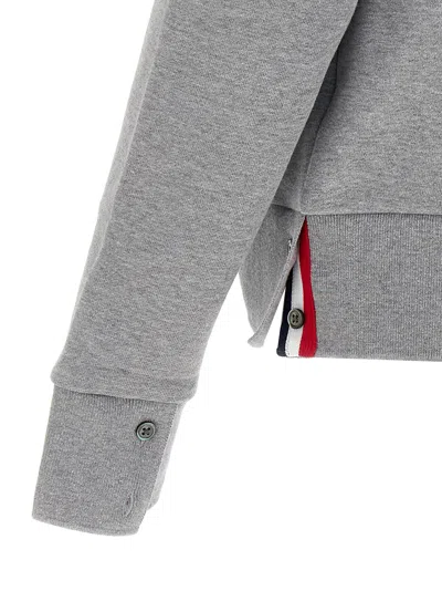 Thom Browne 4 Bar Cardigan Sweaters And Cardigans Gray