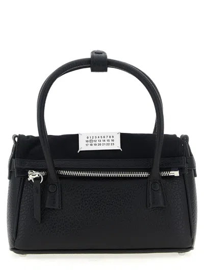 Maison Margiela 5ac East West Small Leather Handbag In Black