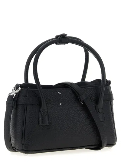 Maison Margiela 5ac East West Small Leather Handbag In Black