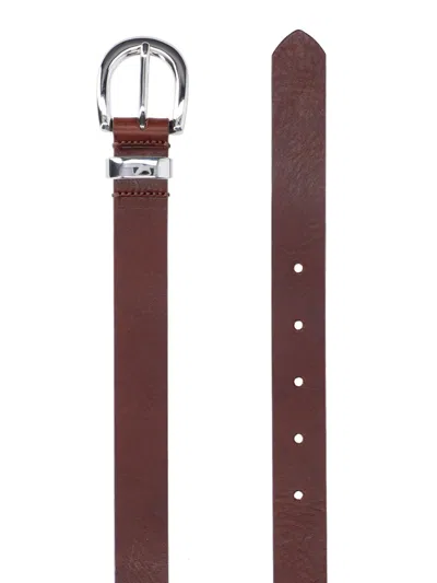 Sunflower Simple Belt In Brown