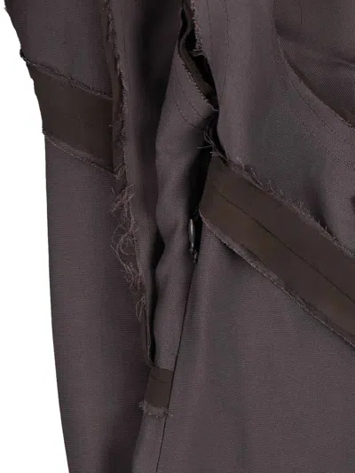Attico Abito Midi Asimmetrico Con Dettaglio Attorcigliato In Brown