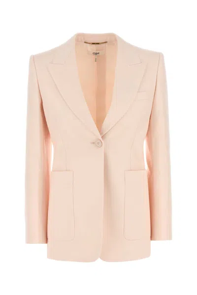 Chloé Pastel Pink Wool Blazer