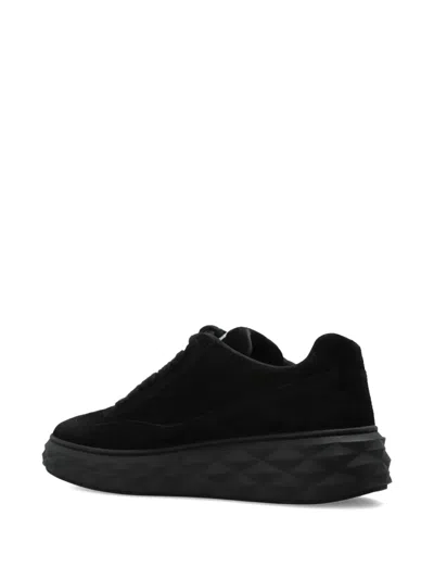 Jimmy Choo Lace-up Low-top Sneakers In Black