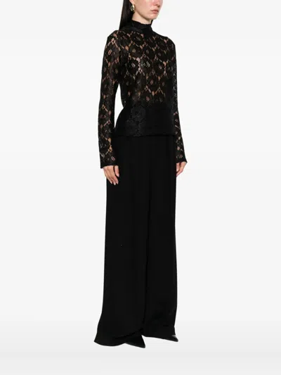 Rohe Lace Mock-neck T-shirt