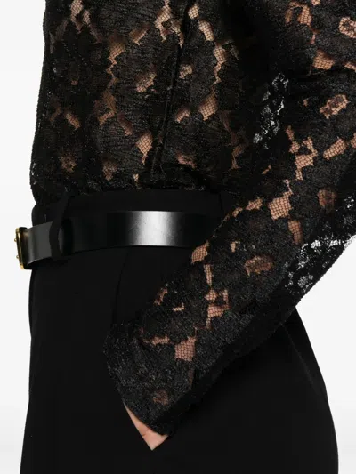 Rohe Lace Mock-neck T-shirt