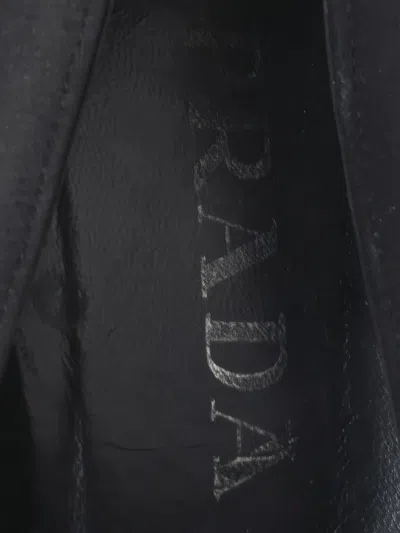 Pre-owned Prada 95mm Mary Jane Pumps In Black
