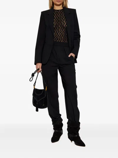 Isabel Marant Virgin-wool High-rise Trousers