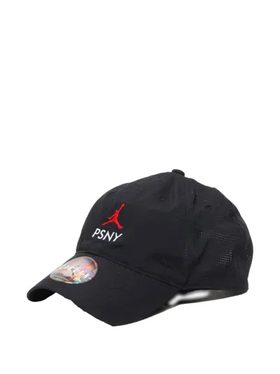 Jordan X Psny Jumpman-logo Cap In Black