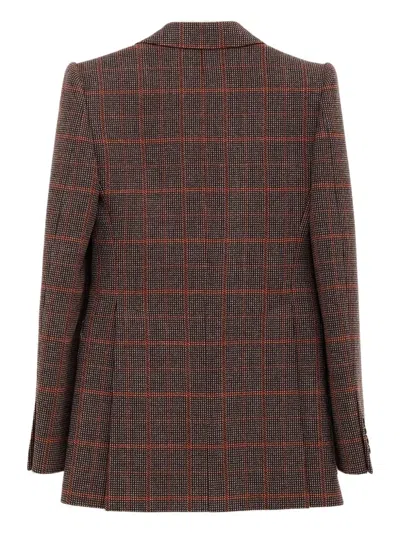 Chloé Checked Single-breasted Blazer
