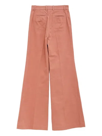 Chloé Cotton Straight Trousers