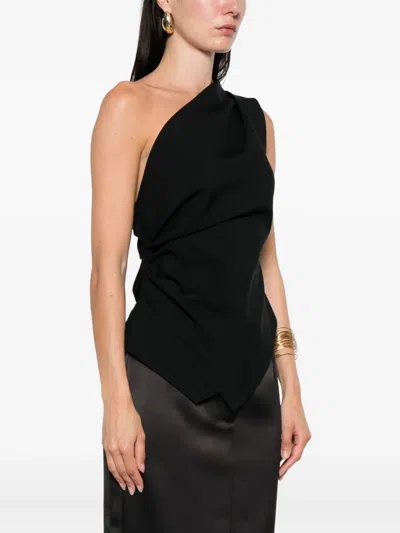Rohe One-shoulder Top In Black