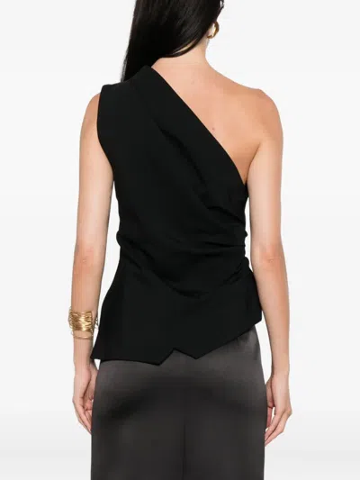 Rohe One-shoulder Top In Black