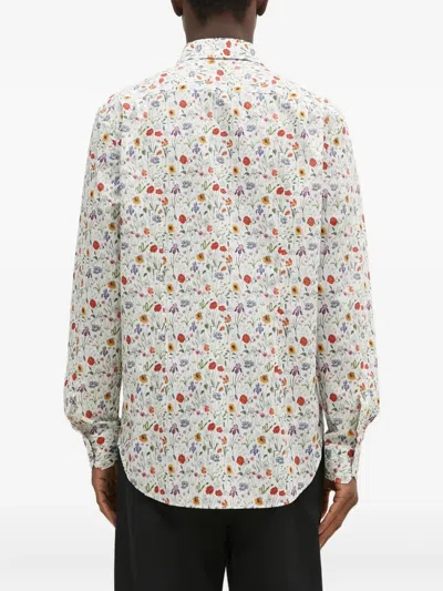 Paul Smith Floral Print Shirt In Multi