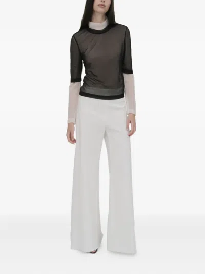 Rosetta Getty Bias-cut Trousers In White