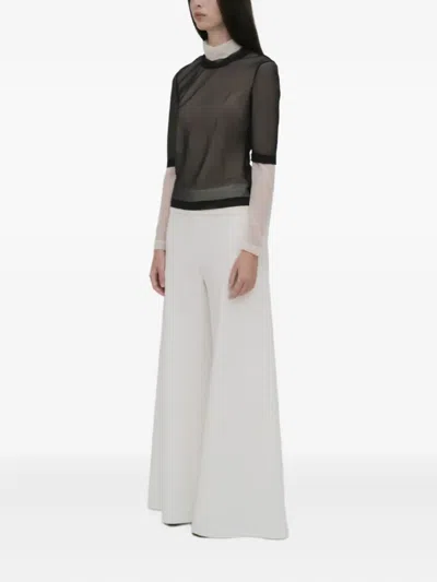 Rosetta Getty Bias-cut Trousers In White