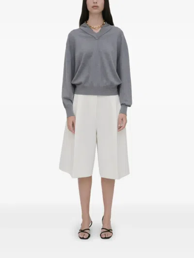 Rosetta Getty Pleat-front Shorts In White