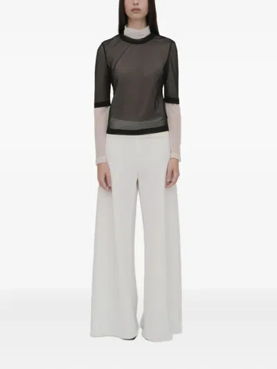 Rosetta Getty Bias-cut Trousers In White