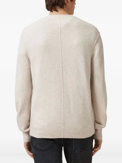 Allsaints Logo-embroidered Crew-neck Jumper