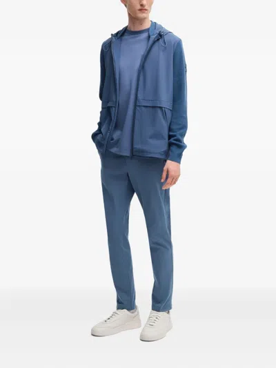Hugo Boss Slim-fit Trousers In Blue