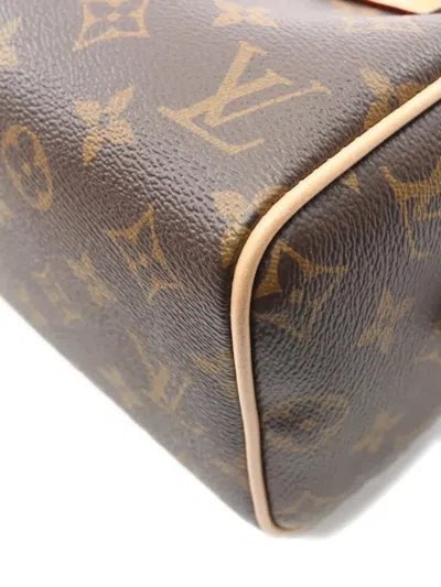 Pre-owned Louis Vuitton 2021 Speedy Bandouliere 20 Monogram Tote Bag In Brown