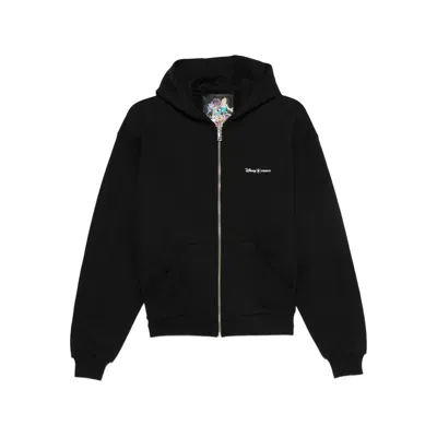 Coperni Black Disney Maleficent Zip Up Hoodie In Black