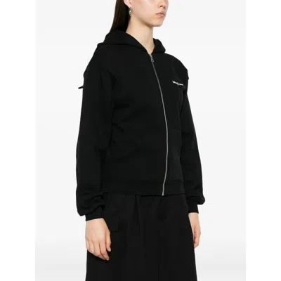 Coperni Black Disney Maleficent Zip Up Hoodie In Black