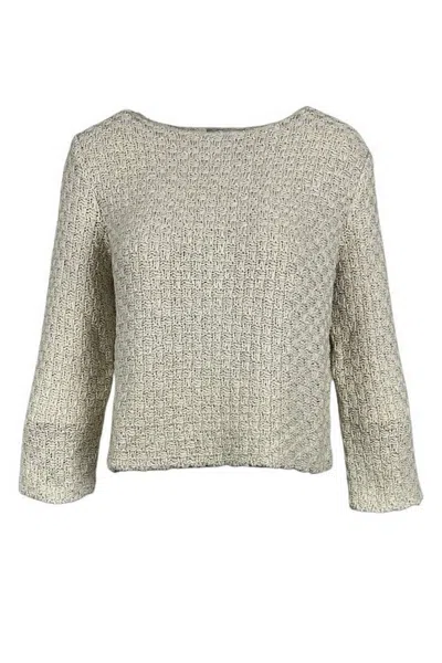 Base Milano Sweaters Beige