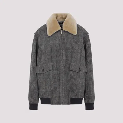 Miu Miu Bomber Jackets Grey