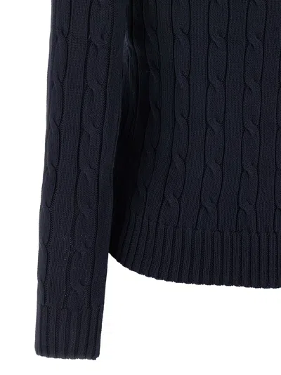 Polo Ralph Lauren Braided Cotton Sweater Sweaters And Cardigans Blue
