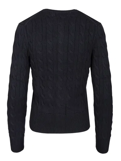 Polo Ralph Lauren Cable Knit Cardigan Knitwear Blue