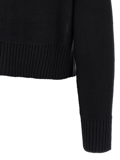 Mm6 Maison Margiela Distressed Sweater Sweaters And Cardigans Black