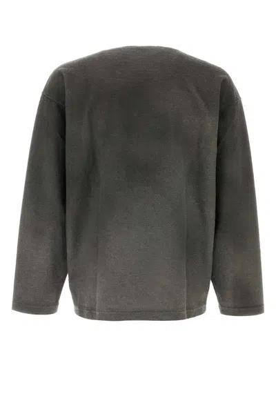 Diesel Grey Stretch Cotton Blend S Ruben Sweatshirt