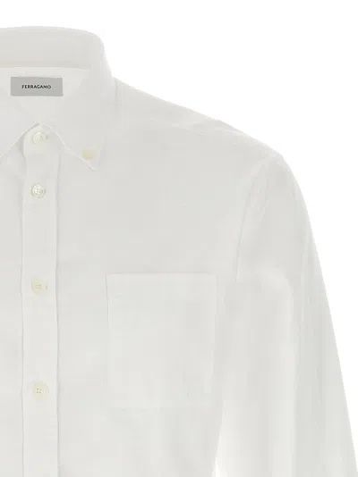 Ferragamo Poplin Shirt Shirt And Blouse