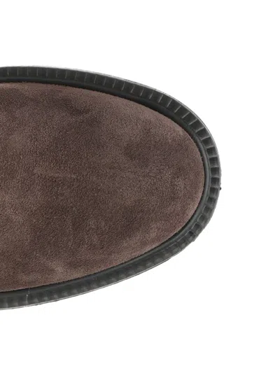 Tod's Gomma T60 73l Tronchetto Elast. Boots Brown