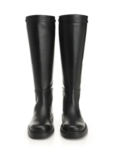 Tod's Gomma 20l Stivale Acc.t Boots Black