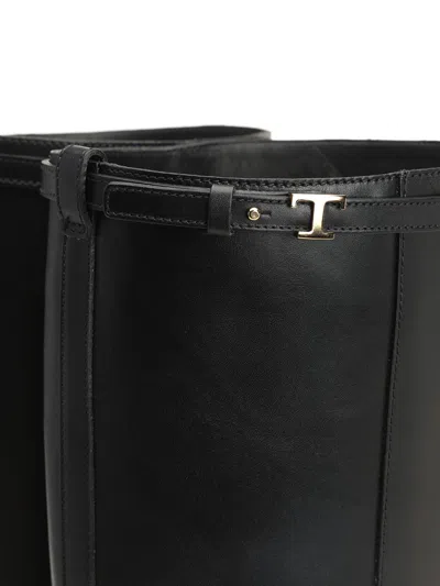 Tod's Gomma 20l Stivale Acc.t Boots Black